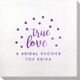 Confetti Dots True Love Bamboo Luxe Napkins Image 1 of 2